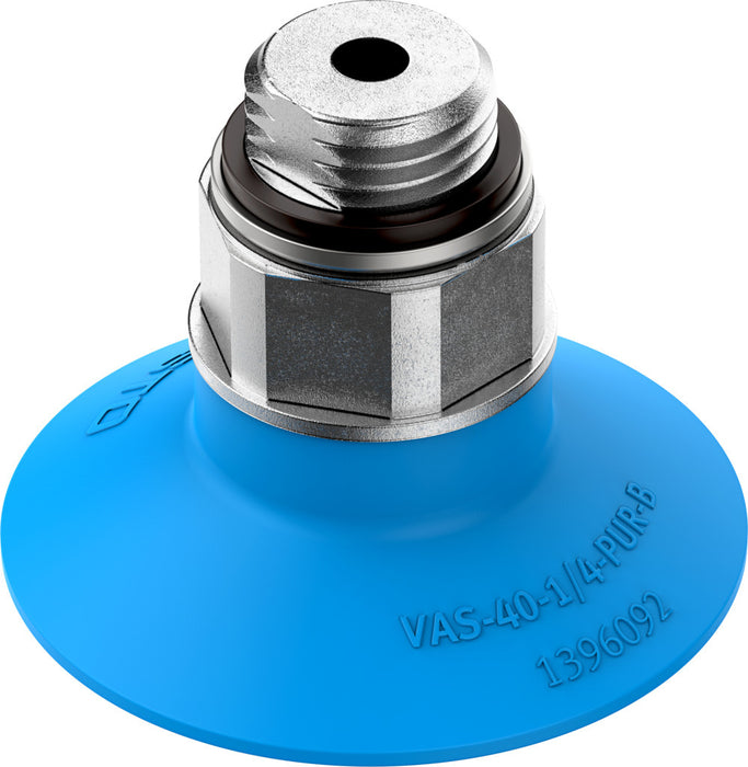 Festo 40 mm Round Bellow PUR Complete Suction Cup VASB-40-1/4-PUR-B