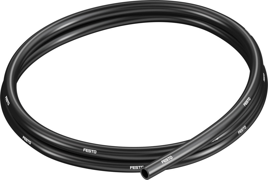 Festo 8 mm Black PU Plastic Tubing PUN-8X1.25-SW, 50MTR