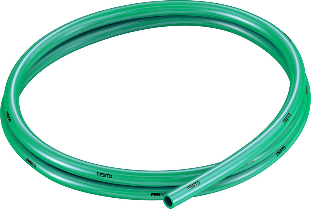 Festo 8 mm Green PU Plastic Tubing PUN-8X1.25-GN, 50MTR