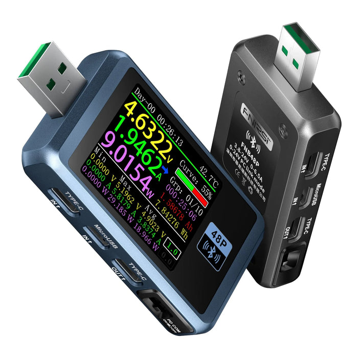 FNIRSI FNB48P USB Tester With Bluetooth