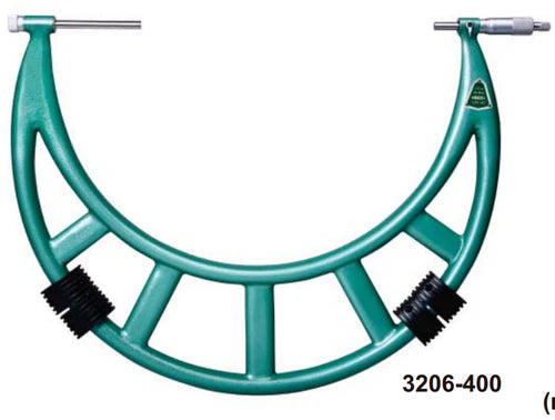 Insize (600-700MM) Outside Micrometer With Interchangeable Anvils (Long Range) 3206-700A