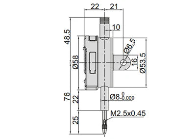 Insize (0.001-25MM) Digital Indicator (Standard Type) 2112-251