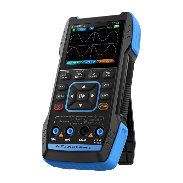 FNIRSI 2C23T Handheld Oscilloscope 10MHz Bandwidth with Built-In Multimeter and DDS Signal Generator