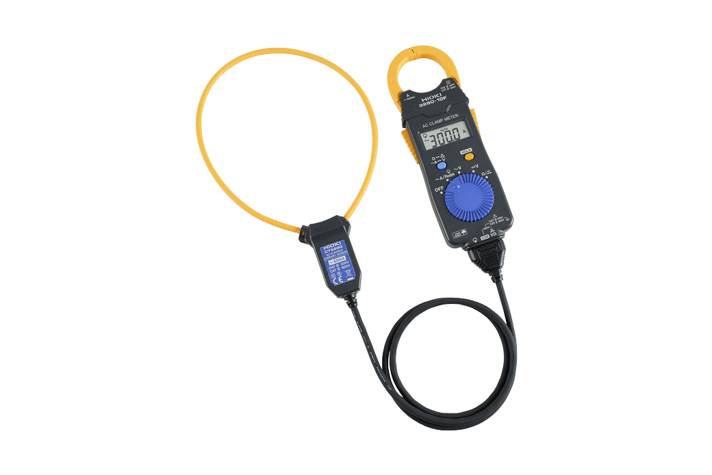 Hioki 3280-10F Compact AC Clamp Meter with 1000A Current Measurement and 600V Voltage Capability