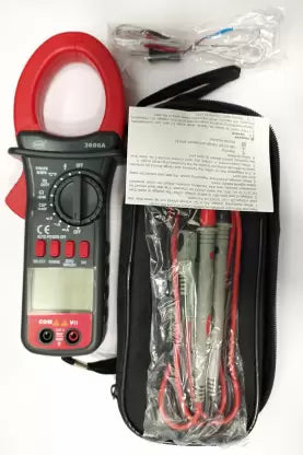 Waco 3600A Digital Clamp Meter - 3999 Counts, 1000A AC/DC, Auto-Ranging