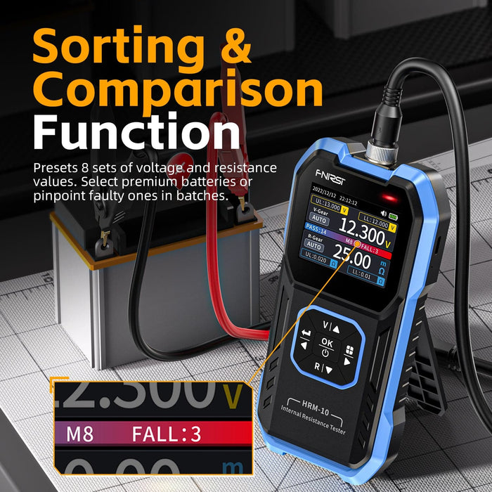 FNIRSI HRM-10 Battery Voltage Internal Resistance Tester