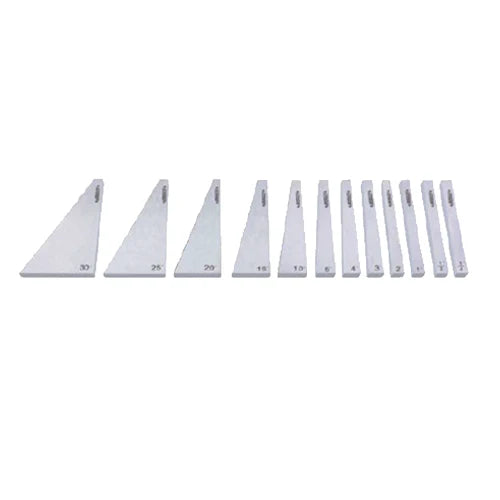 Insize 10 Pcs Angle Plate Set, +20 sec HRC52 (4006-10)