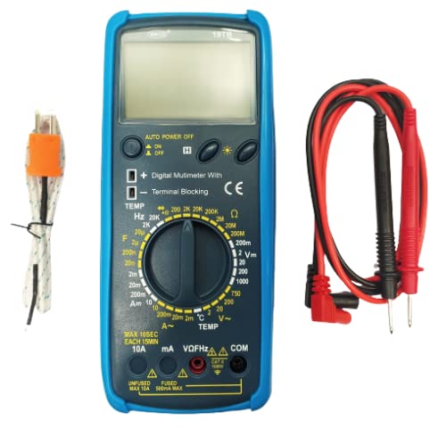 Waco 19TB Digital Multimeter - 3.5 Digit, Block Terminal, 1000V AC/DC