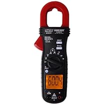 Kusam Meco KM035 True RMS Digital Clampmeter - 600A AC/DC, 6000 Counts, AmpTip™ for Low-Current Precision