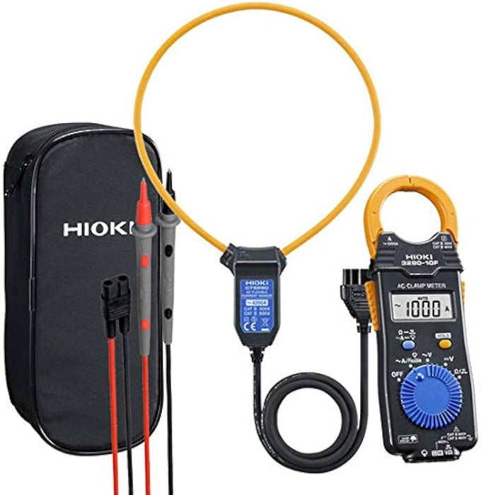 Hioki 3280-70F Digital AC Clamp Meter 1000A with Flexible Current Sensor CT6280 CAT III 600V