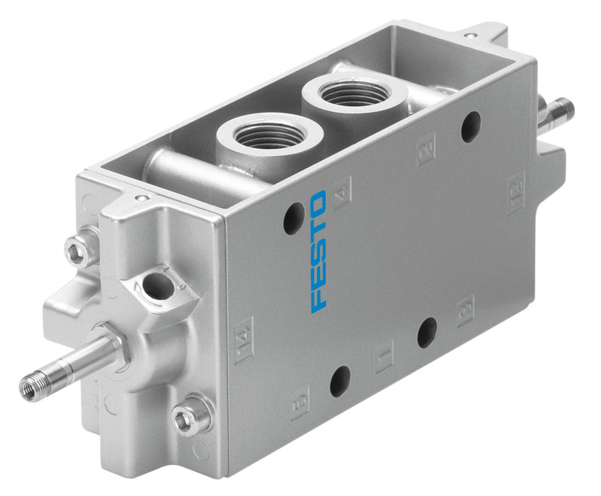 Festo 1/2 Inch 14mm 5/2 Way Die-Cast Electric Aluminium Double Solenoid Valve JMFH-5-1/2