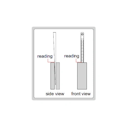 Insize (0.4-6MM) Taper Slot Gauge 4630-3, 0.05/0.1mm