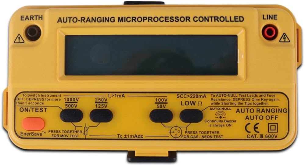 Kusam Meco 1154 TMF Digital Insulation Resistance & Continuity Voltage Tester - 1kV