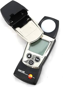 Testo 540 Lux Meter: Range 0–99,999 Lux, Accuracy ±3%, Compact Design