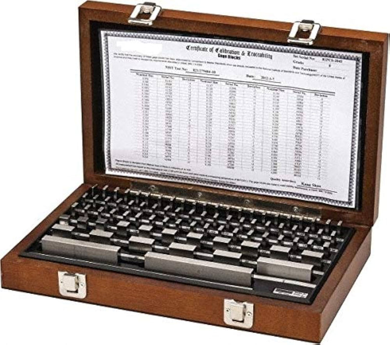 Insize 87 Pcs Steel Gauge Block Set ISO3650 (Grade 2) 4100-287