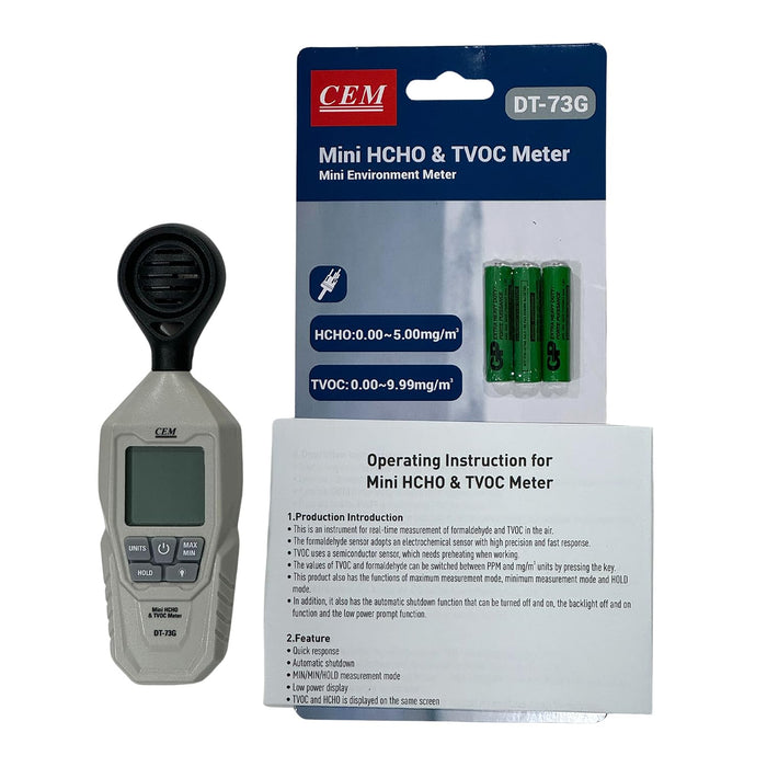 CEM DT-73G Combustible Gas Detector (Methane, Propane, Butane, 0-100% LEL)