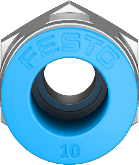 Festo 5.4 mm Quick Star R1/8 Male Thread with External Hex Push-in-Fitting QS-1/8-10