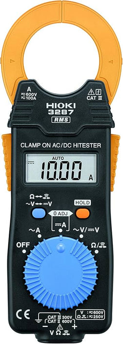 Hioki 3287 True RMS AC/DC Clamp Meter 100A 600V