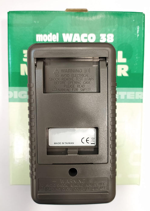 Waco 38 Digital Multimeter - 1999 Counts, 600V, 10A