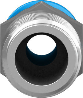 Festo 2.6 mm Quick Star R1/8 Male Thread with External Hex Push-in-Fitting QS-1/8-4