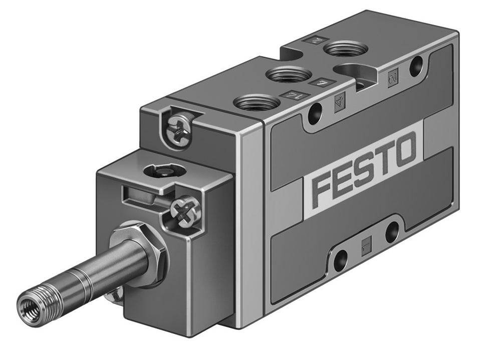 Festo 1/8 Inch 5mm 5/2 Way Internal Pilot Non-Reversible Solenoid Valve MFH-5-1/8-B