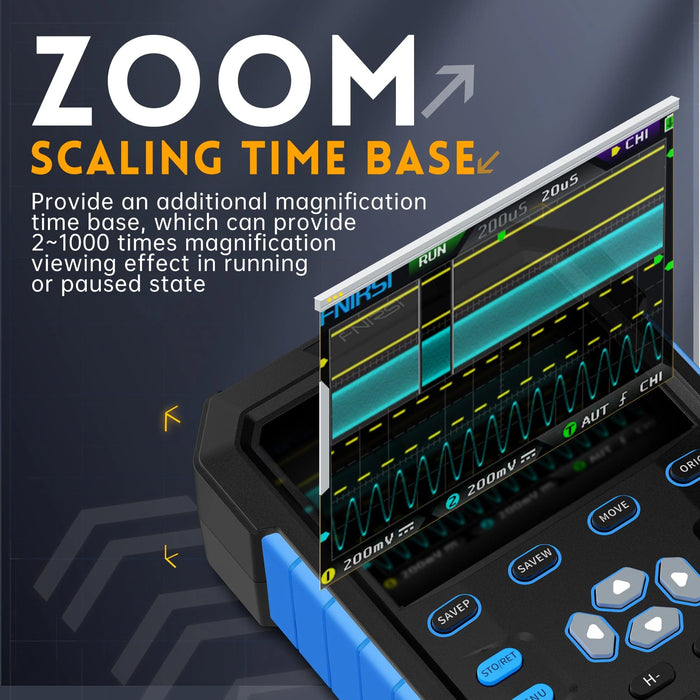 FNIRSI DPOX180H 2 Channels Digital Phosphor Oscilloscope