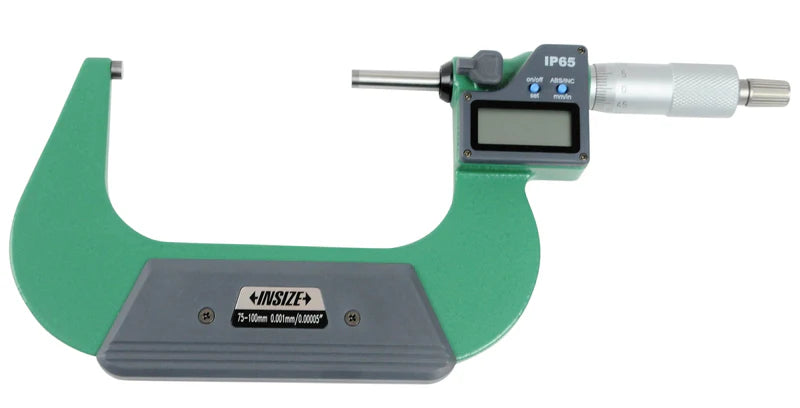 Insize (75-100MM) Digital Outside Micrometer,3108-100A (IP65, Waterproof)