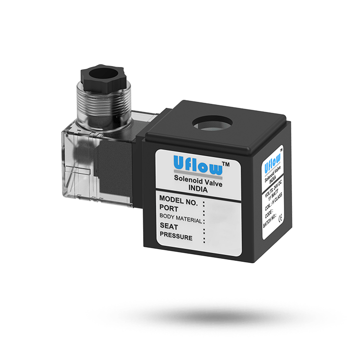 Uflow Solenoid Coil 14mm Epoxy Moulded with LED 230v AC / 24v DC / 110v AC / 12v DC / 24v AC