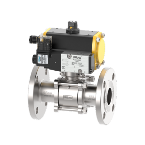 Uflow 1/2 Inch / 15mm SS304 Pneumatic Ball Valve