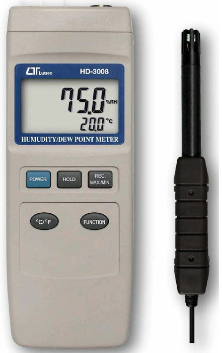 Lutron HD-3008 Hygrometer Dew Point Meter