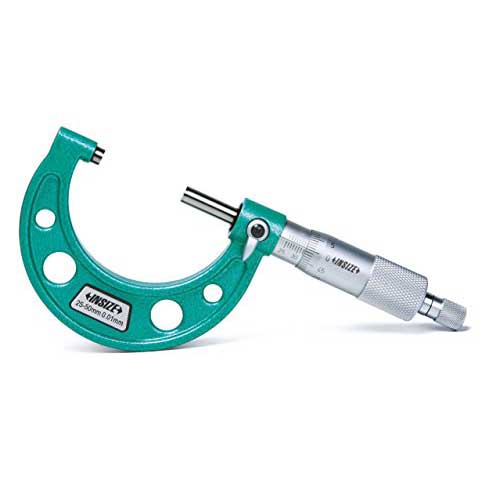 Insize (500-600MM) Outside Micrometer With Extension Anvil Collar (Long Range) 3205-600