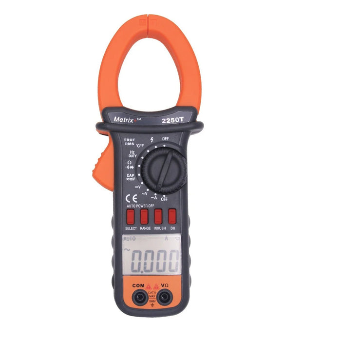 Metrix+ 2250T Digital AC True RMS Clamp Meter: 1000A Measurement Range, True RMS Accuracy