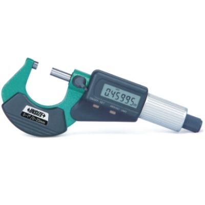 Insize (1600-1800MM) Outside Micrometer With Extension Anvil Collar (Long Range) 3205-1800