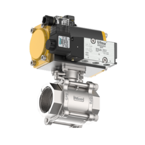 Uflow 1.1/4 Inch / 32mm SS304 Pneumatic Ball Valve