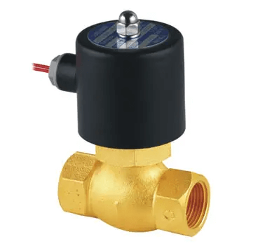 Akari Solenoid Valves Akari 2/2 Way 2L Series Brass Servo Valve for steam Pressure Upto 15Kg