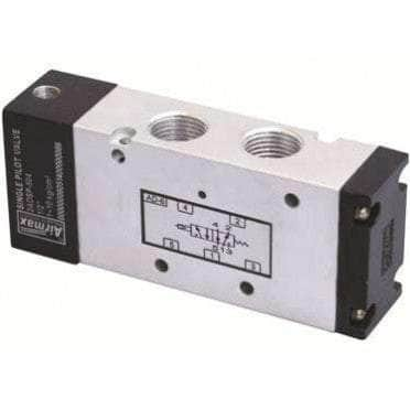 Akari Solenoid Valves Akari 5/2 Way 4A Series Single Pilot Valve Pressure Upto 10 Kg/Cm²