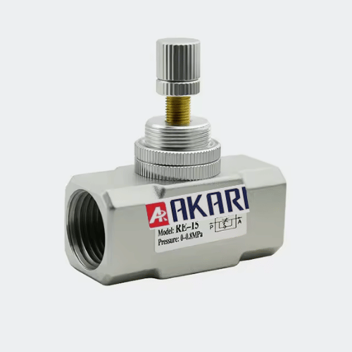 Akari Solenoid Valves Akari RE Series One Way Pneumatic Air Throttle Flow Control Valve