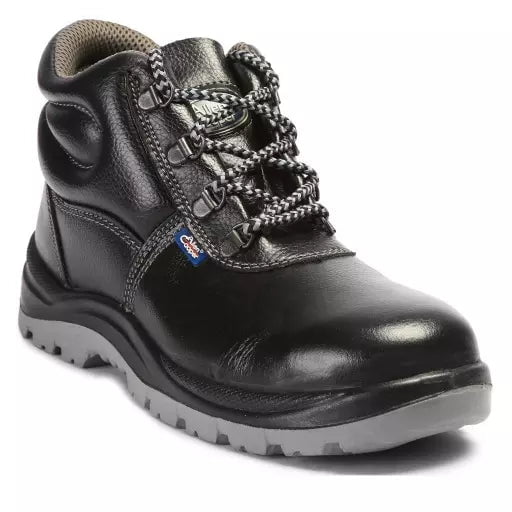 Allen Cooper Safety Shoes Allen Cooper AC-1008 Black Steel Toe Safety Shoes