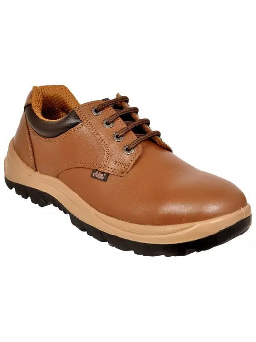 Allen Cooper Safety Shoes Allen Cooper AC 11102 Leather Steel Toe Tan Safety Shoes