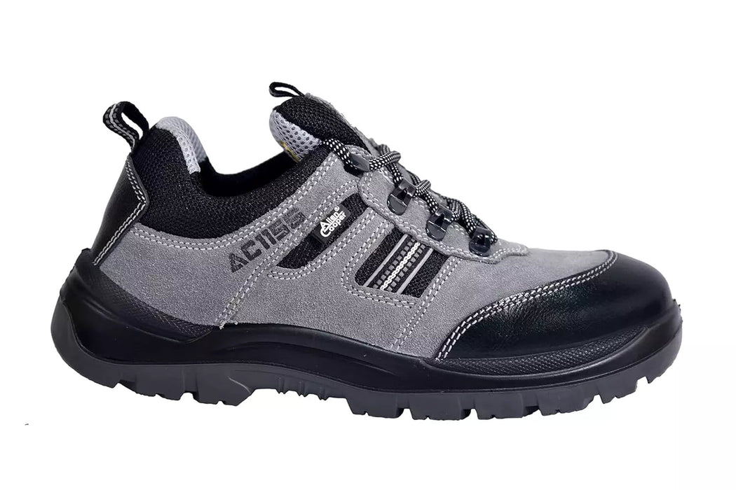 Allen Cooper Safety Shoes Allen Cooper AC 1156 Anti-static Steel Toe Grey & Black Safety Shoes