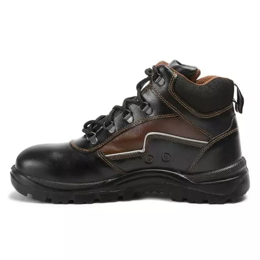 Allen Cooper Safety Shoes Allen Cooper AC 1170 High Ankle Double Density Steel Toe Safety Shoes