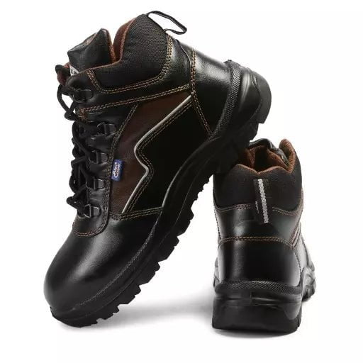 Allen Cooper Safety Shoes Allen Cooper AC 1170 High Ankle Double Density Steel Toe Safety Shoes