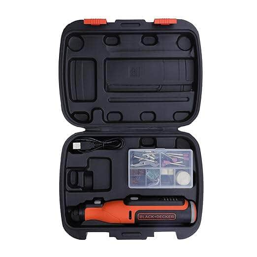 Black & Decker Rotary Tools Black+Decker 8V Cordless Rotary Tool With 36 Piece Accessory Set,  BCRT8K35-B1