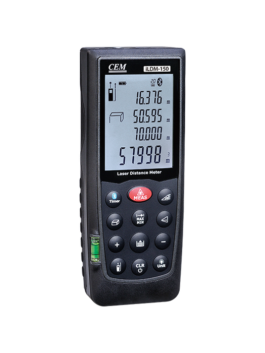 CEM Distance Meter CEM iLDM-150H Laser Distance Meter 0.05 to 70m