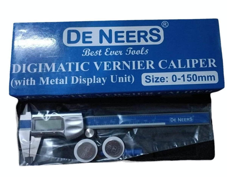 De Neers Digital Caliper DeNeers 0-150mm Digimatic Vernier With Metal Display Unit