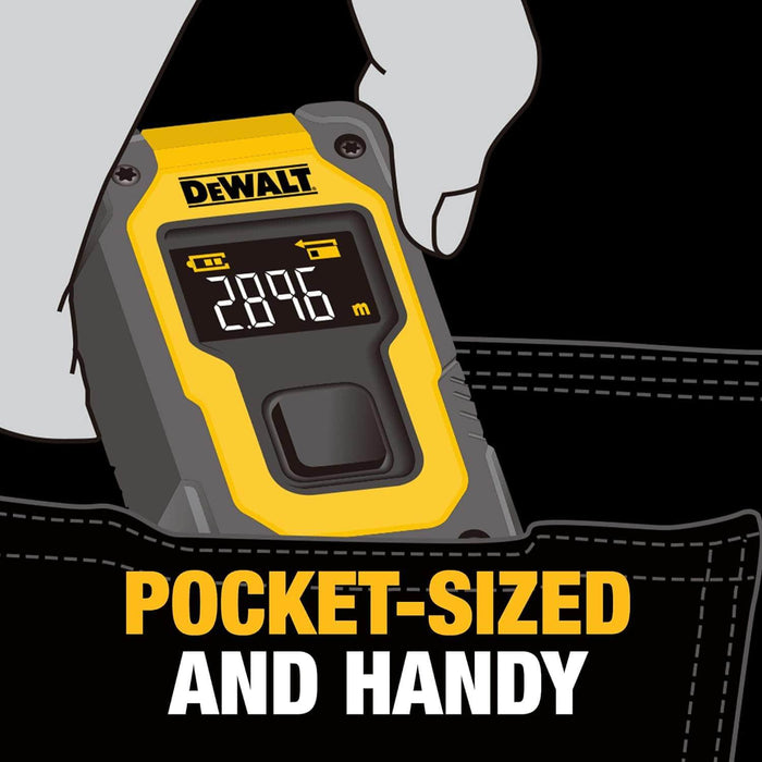 Dewalt Distance Meter Dewalt 16m Pocket Laser Distance Meter DW055PL-XJ