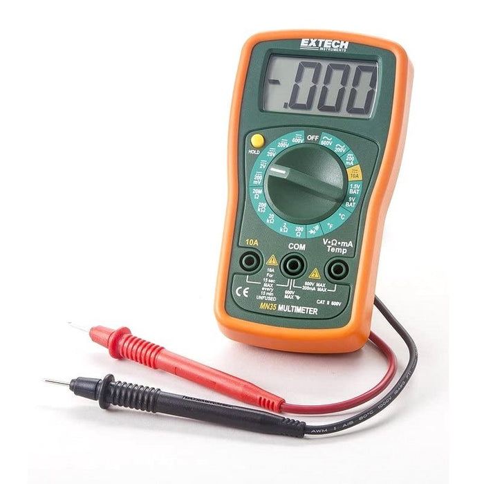 Extech Multimeter Extech 600V 10A AC/DC Digital Mini Multimeter MN35