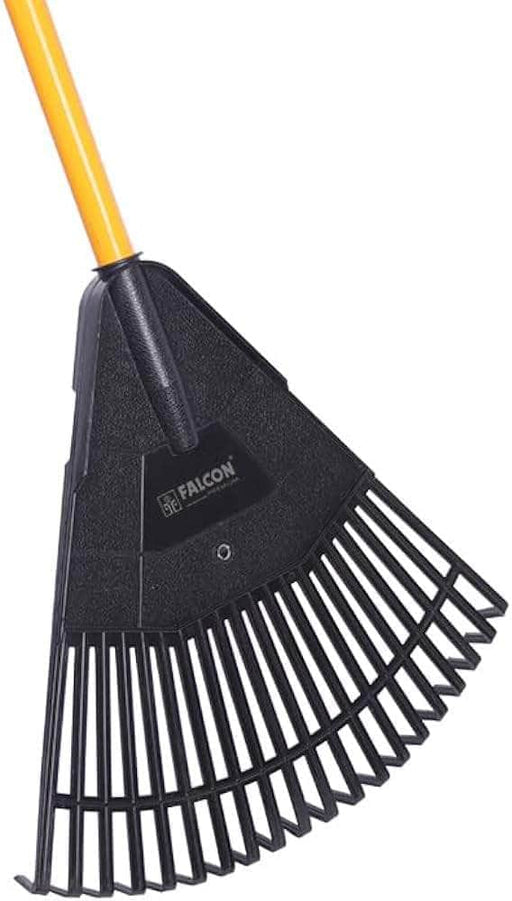 Falcon Agro & Garden Rake Falcon FPLR-49 Steel Plastic Leaf Rake (Multicolor)