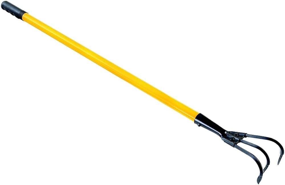 Falcon Digger and Cultivator Falcon 3Ft Steel Handle and Grip Premium Prong Cultivator FCHW-3066