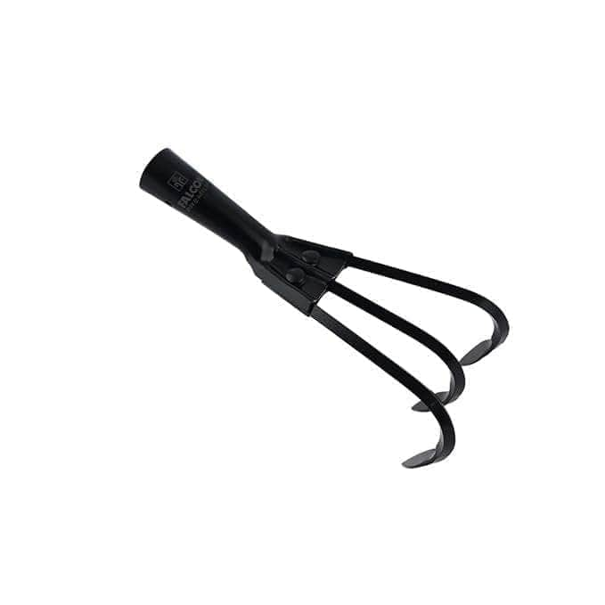 Falcon Digger and Cultivator Falcon 3Ft Steel Handle and Grip Premium Prong Cultivator FCHW-3066